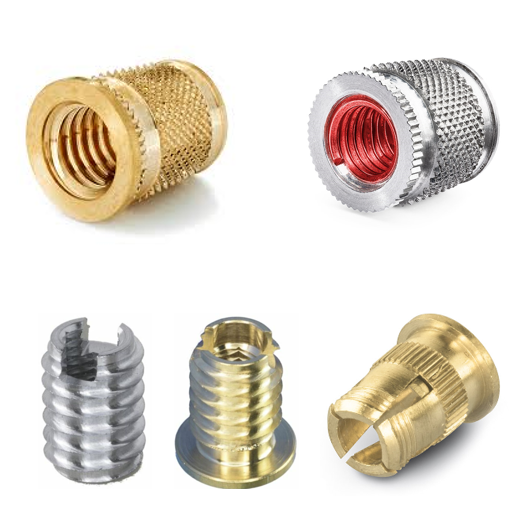 Amtec, inserts voor in kunststoffen